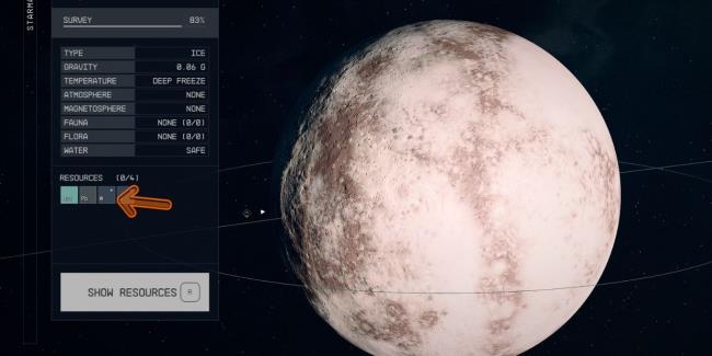 Starfield Tungsten Resource On Pluto